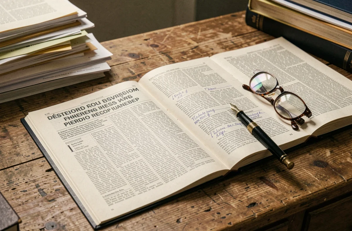 Livres juridiques et articles de presse sur un bureau illustrant la jurisprudence sur la vie privée des personnalités médiatiques