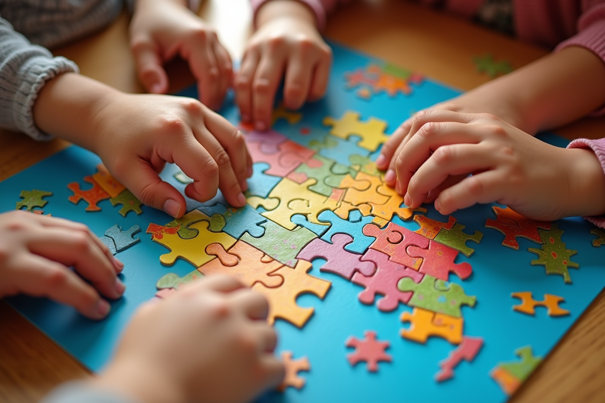 enfants puzzles